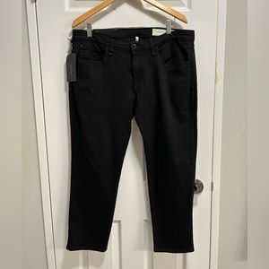 NWT rag & bone men’s size 32 Dre low rise slim boyfriend black jeans